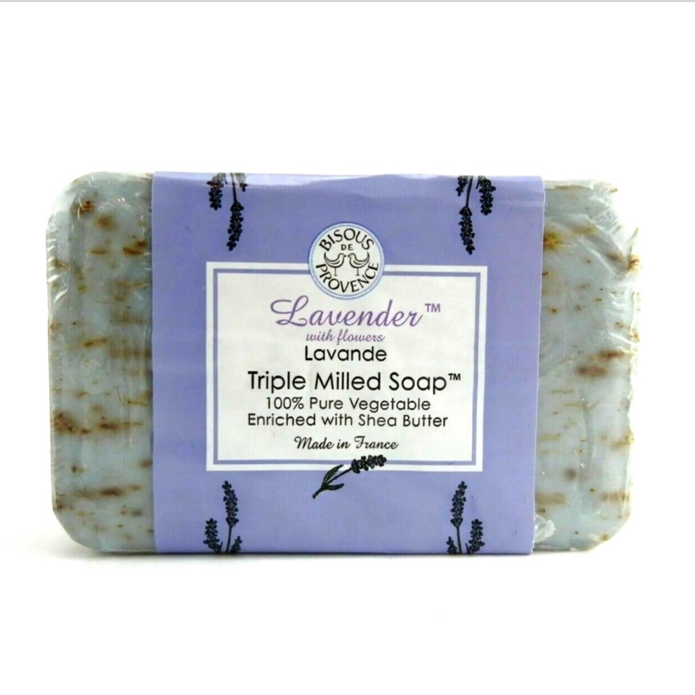 Bisous de Provence French Lavender Triple Milled Soap Made In France